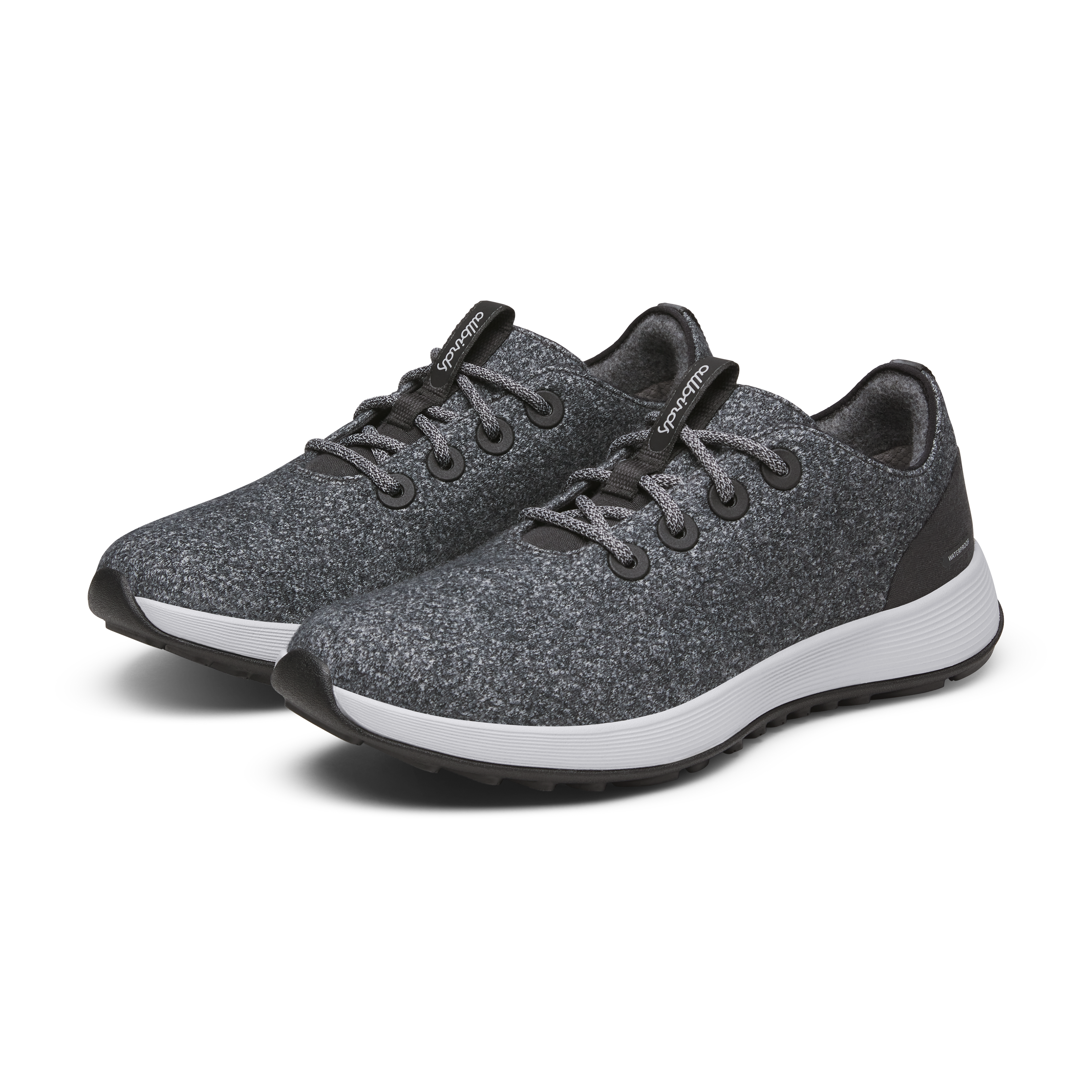 Men's Wool Runner NZ Waterproof - Dark Grey (Light Grey Sole)