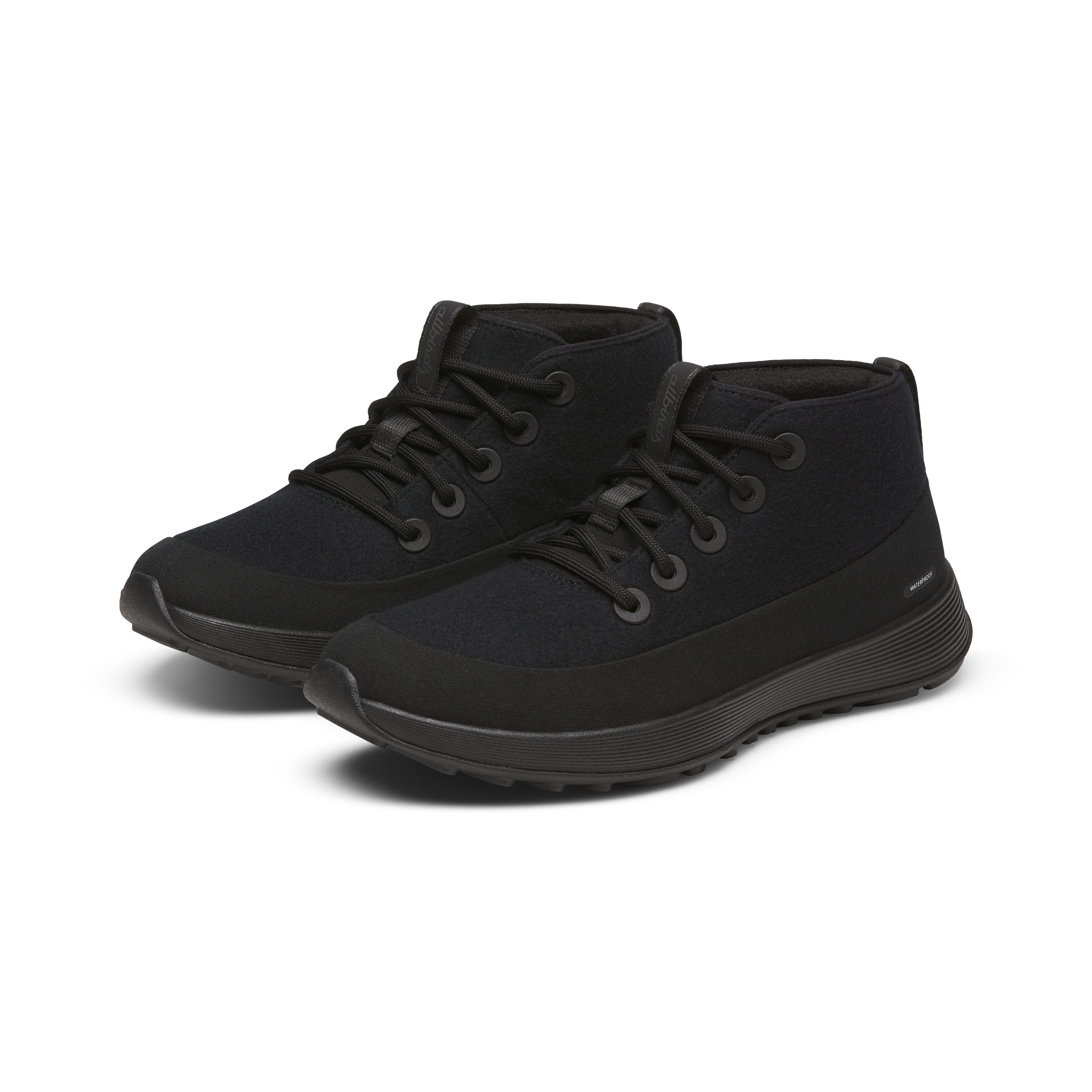 Men's Wool Runner NZ Mid Waterproof - Natural Black (Natural Black Sole)