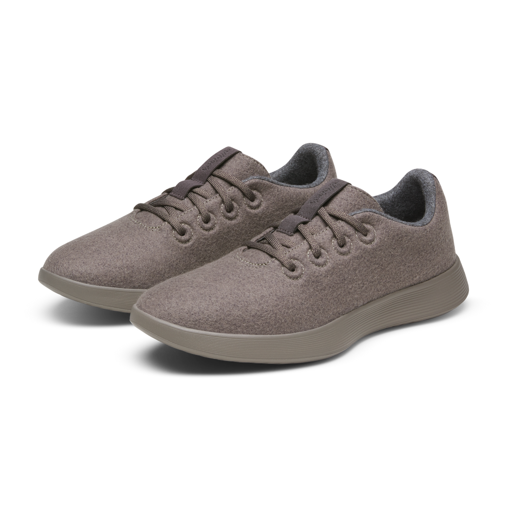 Men's Wool Runner NZ - Weathered Brown (Weathered Brown Sole)