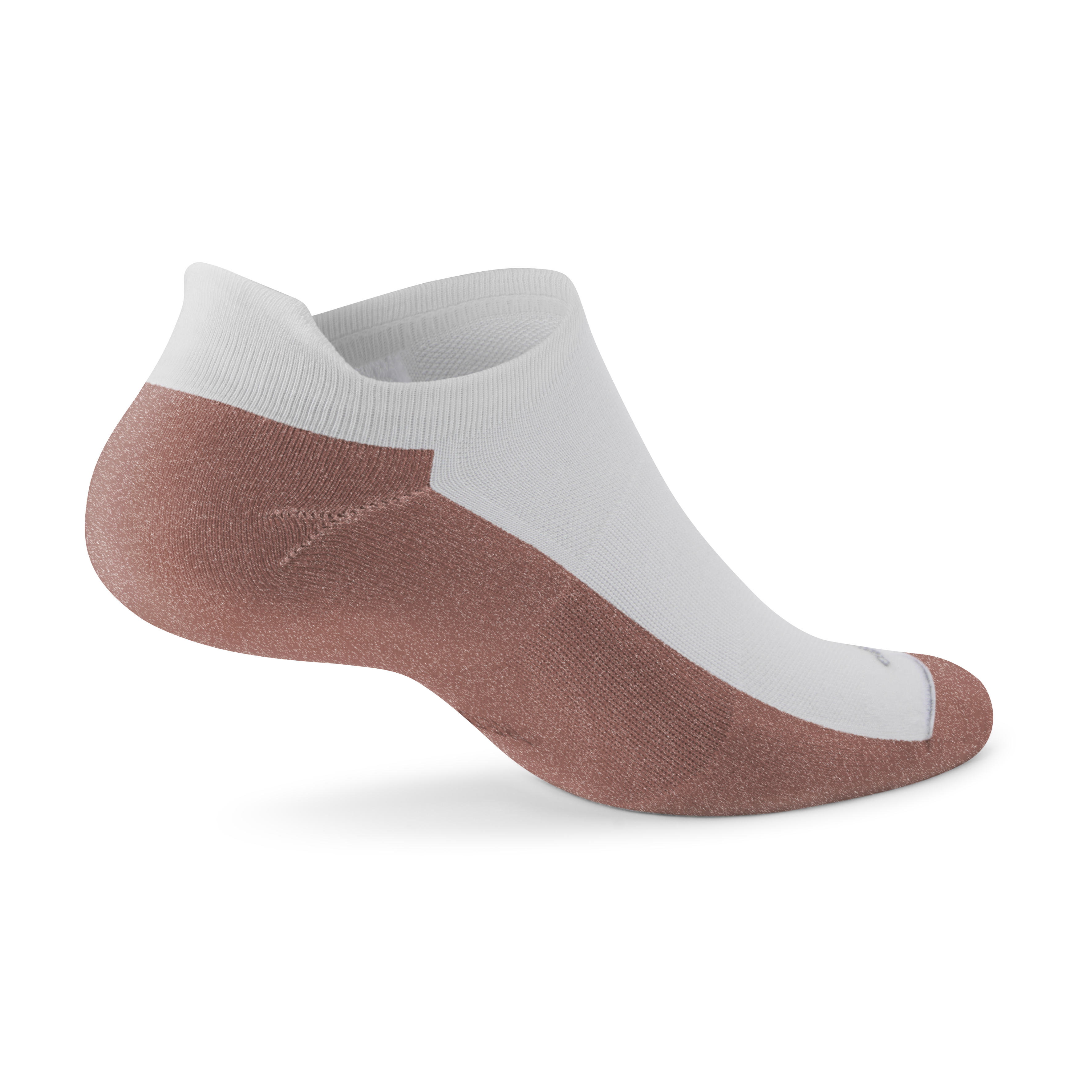 Anytime Ankle Sock - Blizzard/Sienna Blush