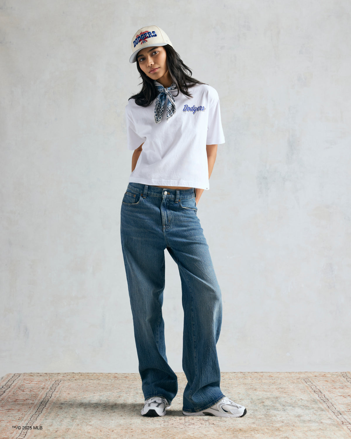 LOS ANGELES LAKERS BOW STACK '47 HITCH RF RELAXED FIT